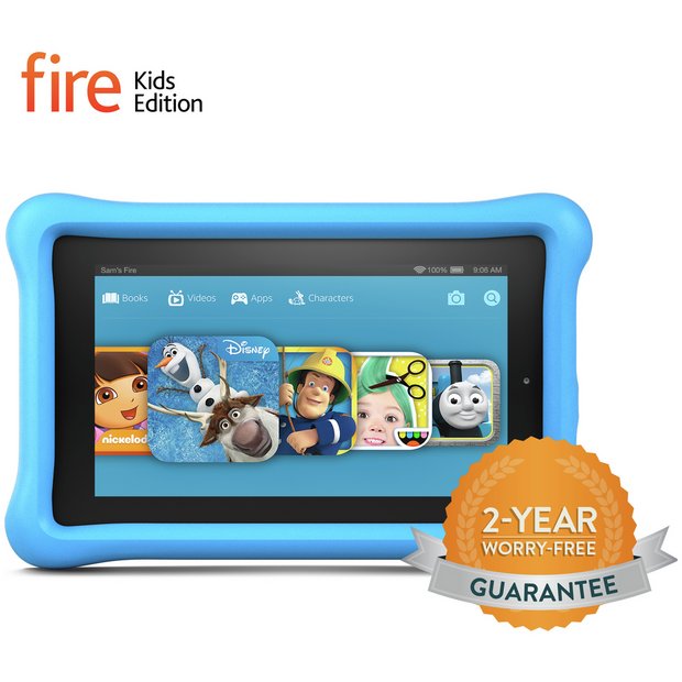 Buy Amazon Fire 7 Inch 16GB Kids' Edition Tablet Blue at Argos.co.uk