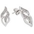 Sterling Silver Cubic Zirconia Fancy Earrings