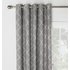 Collection Trellis Lined Eyelet Curtains - 117x137cm - Grey