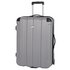 Go Explore Large 2 Wheel Hard Suitcase - Silver