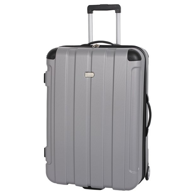 Buy Go Explore Hard Large 2 Wheel Case Silver at Argos.co.uk Your