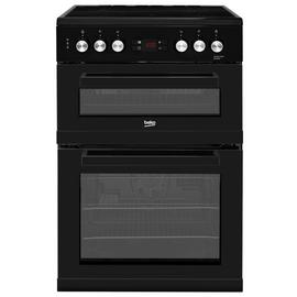 Beko KDC653K 60cm Double Oven Electric Cooker - Black