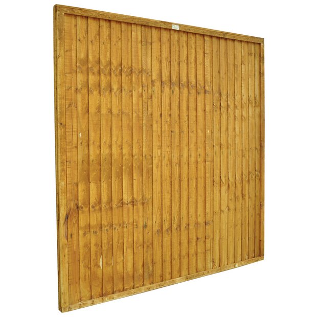 Buy Forest 1.8m Larchlap Closeboard Fence Panel Pack of 6 at Argos.co