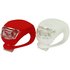 Challenge 2 Piece Silicone Front and Rear Bike Light Set