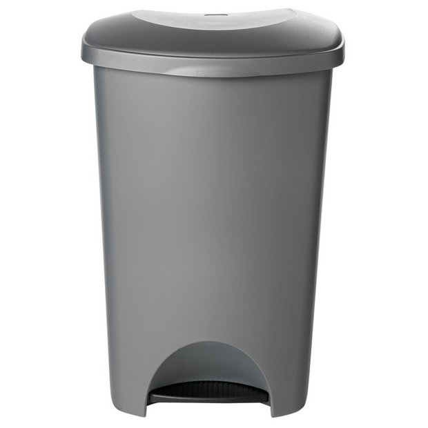 Buy HOME 50 Litre Pedal Bin Silver at Argos.co.uk Your Online Shop