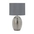 Argos Home Scratched Effect Table Lamp - Silver