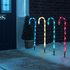 Argos Home Set of 4 Candy Cane Path Finder Lights - Multi