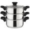 Russell Hobbs 18cm 3 Tier Stainless Steel Steamer