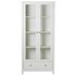 Collection Osaka 2 Door 1 Drw Glass Display Cabinet - White