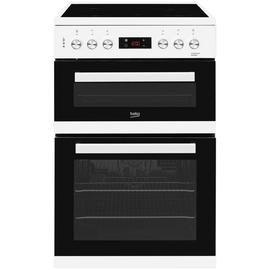 Beko KDC653W 60cm Double Oven Electric Cooker - White