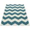 Chevron Rug - 160x230cm - Teal