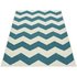 Chevron Rug - 160x230cm - Teal