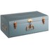 Habitat Large Trunk with Copper Clasps - Blue
