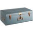 Habitat Large Trunk with Copper Clasps - Blue