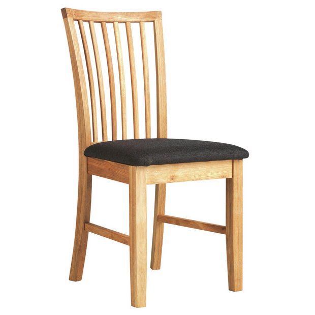 Buy Collection Hampshire Pair of Solid Oak Dining Chairs at Argos.co.uk