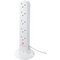 Masterplug 10 Socket 2 USB Outlet 1 Metre 13 Amp Tower