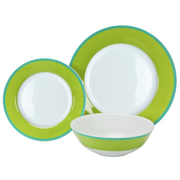 Buy ColourMatch 12 Piece Dinner Set Apple Green at Argos.co.uk Your