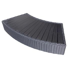 Canadian Spa Company Rattan Curved Step - Grey