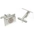 Silver Plated Chelsea FC Crest Cufflinks.