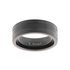 Stainless Steel Black 2 Groove Ring