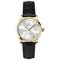 Accurist Ladies' Black Leather Strap Watch