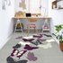 Butterflies Rug - 80x150cm - Grey