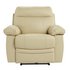 Argos Home Paolo Leather Mix Power Recliner Chair - Ivory