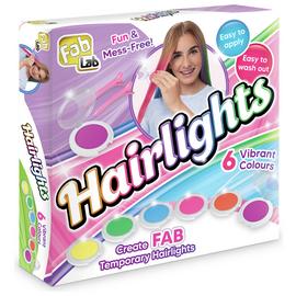 FabLab Hairlights Kids Colour Hair Chalks Kit