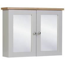 Buy HOME 2 Door Mirrored Stainless Steel Bathroom Cabinet at Argos.co ...