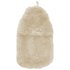 Hot Water Bottle and Fur Cover - Cream