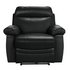 Argos Home Paolo Leather Mix Power Recliner ChairBlack