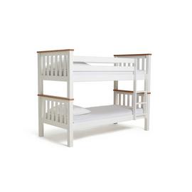 Habitat Heavy Duty Detachable Bunk & 2 Mattresses - Two Tone