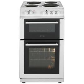 Belling FS50EFDO 50cm Double Oven Electric Cooker - White