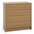Argos Home Malibu 4 Drawer Wide Chest - Oak Effect