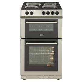 Belling FS50EFDO 50cm Double Oven Electric Cooker - Silver