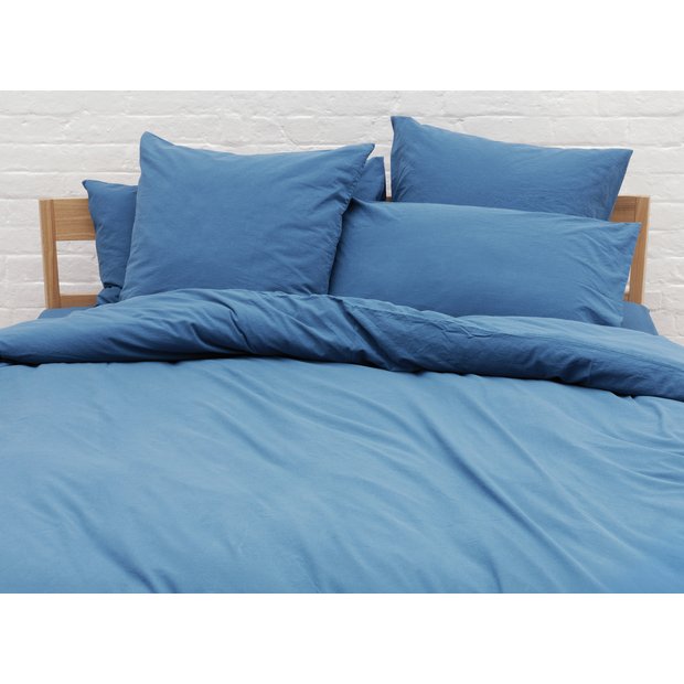 Buy Habitat Washed Single Bed Linen Set Teal at Argos.co.uk Your