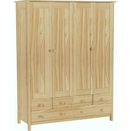 Argos Home New Scandinavia 4 Door 6 Drawer Wardrobe