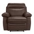 Argos Home Paolo Leather Mix Power Recliner ChairBrown