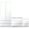 Argos Home Sandon 3 Piece 2 Door Mirror Wardrobe Set - White