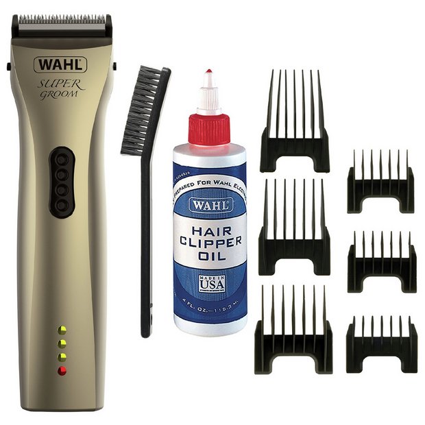 Buy Wahl Super Groom Premium Rechargeable Dog Clipper Kit