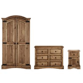Argos Home Puerto Rico 3 Piece 2 Door Wardrobe Set