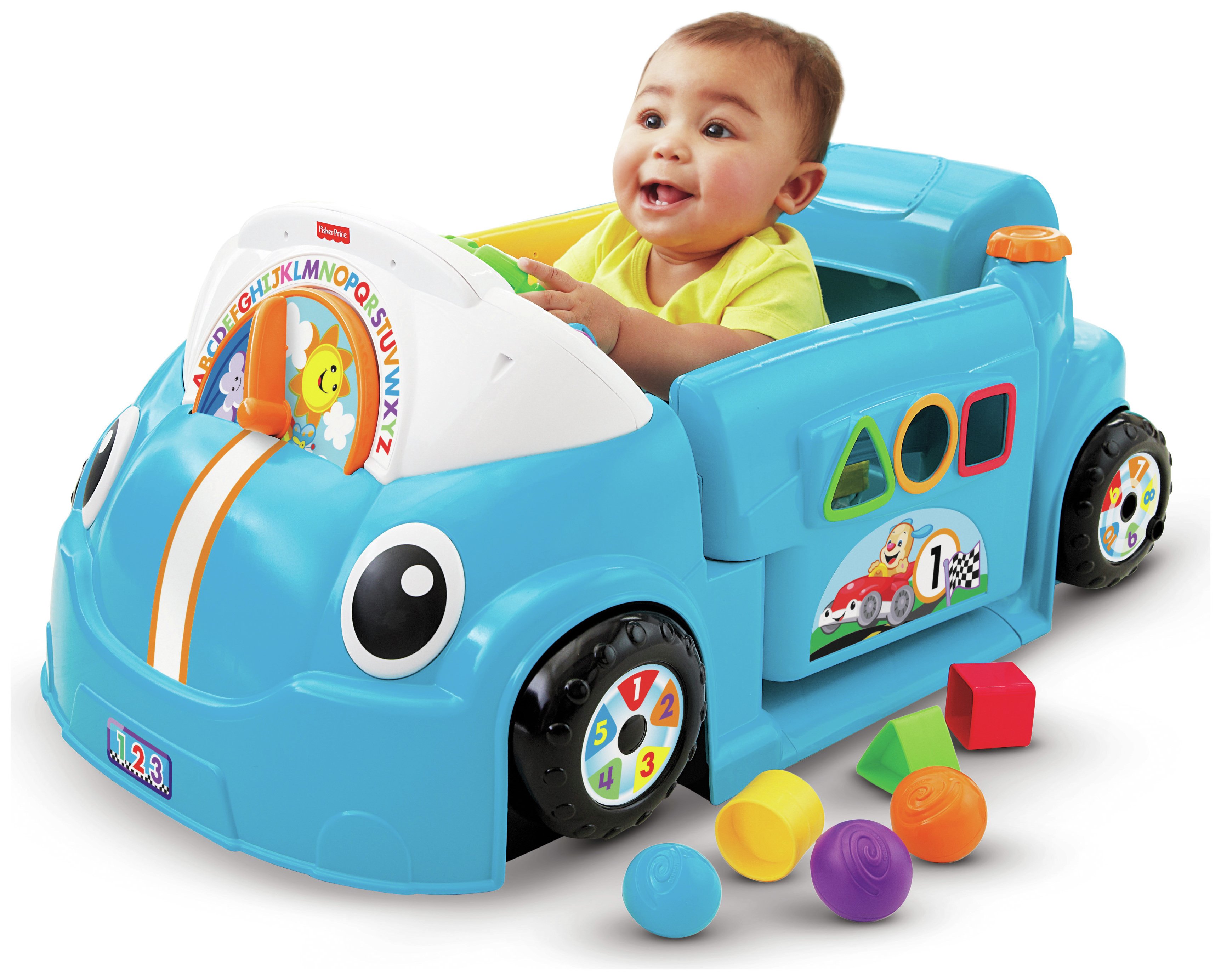 fisher price laugh and learn crawl car