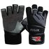 RDX Leather Weight Lifting Gloves with Strap 