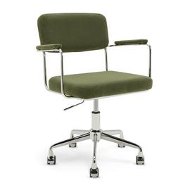 Habitat Ezra Fabric Office Chair - Olive