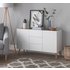 Argos Home Skandi 2 Door 3 Drawer Sideboard - White Two Tone