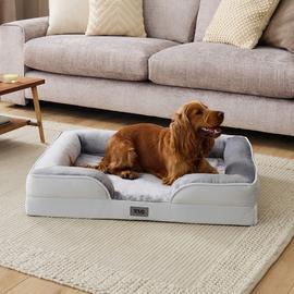 Snug Orthopedic Grey Pet Bed-Extra Large