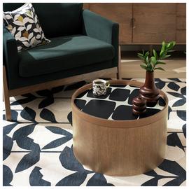 Habitat x Scion Esala Round Coffee Table - Walnut Stain