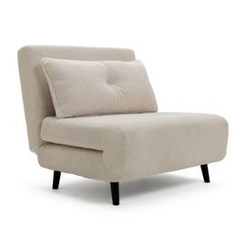 Habitat Roma Single boucle Chairbed - Cream