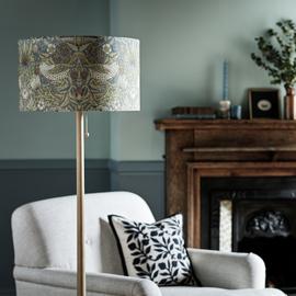 Habitat x Morris & Co Blue Strawberry Thief Lampshade - 45cm