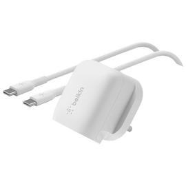 Belkin 20W USB-C Wall Charger With 1m USB-C Cable - White